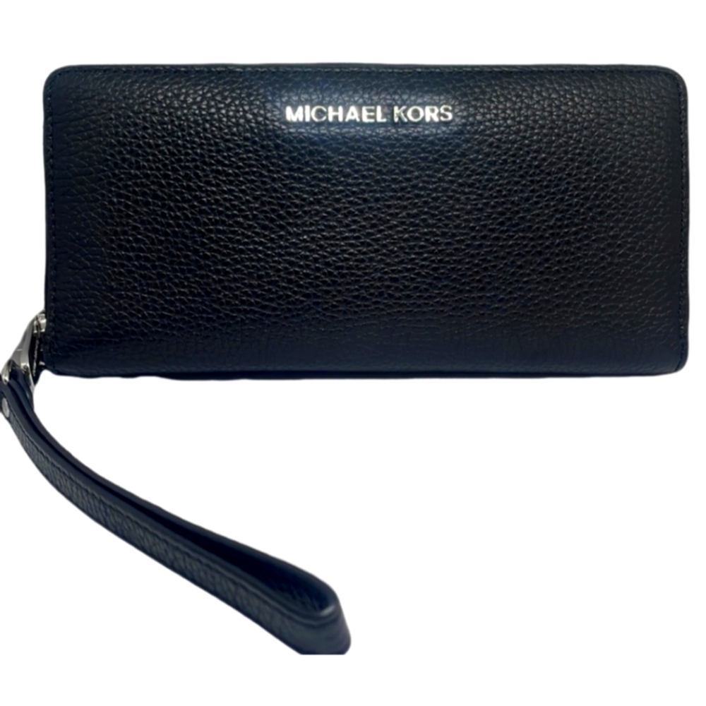 Michael Kors Black Saffiano Leather Organizer Wallet
